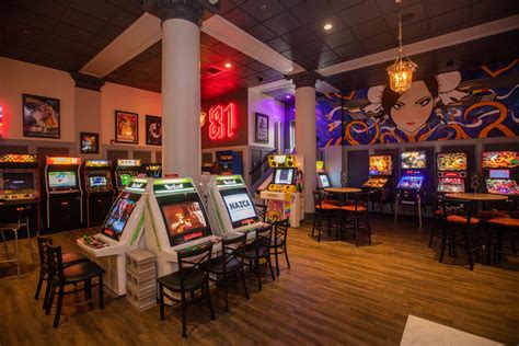 Bar with arcade near me - Top 10 Best Arcades Near San Antonio, Texas. 1. Diversions Game Room. “When the good old glory days of arcades were still alive and well.” more. 2. Otaku Cafe. “I love the arcade here u can play $8 all day everything is such a good price.” more. 3. Monster Mini Golf.